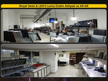 Sinyal Verici LED'li Levha Üretim Atölyesi & Ar-ge